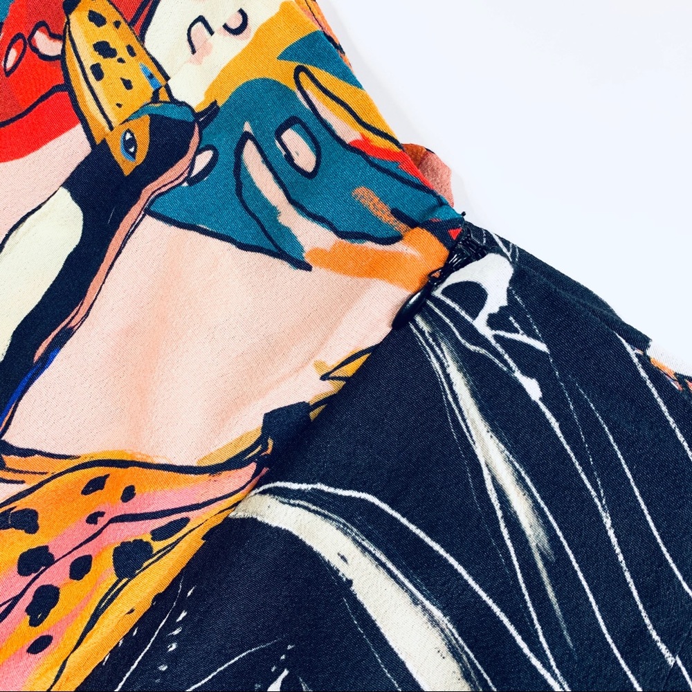 FARM Rio Multicolor Print Mini Skirt - Picture 6 of 7